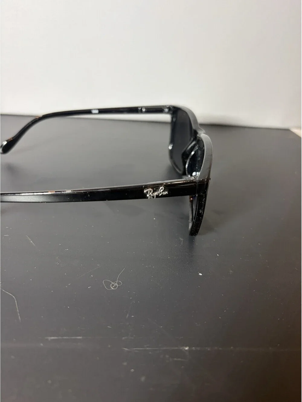 RAY BAN Wayfarer Style Sunglasses W/ Yellow Mirrored Lens